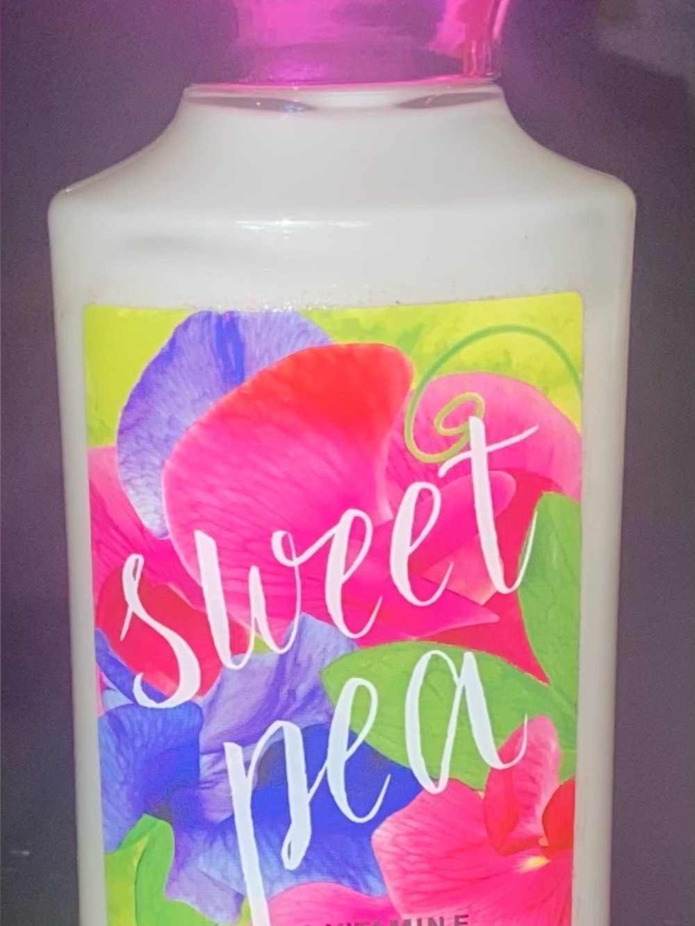 Bath & Body Works Sweet Pea Body Lotion - Pink, Purple, Green